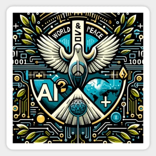 World Day of Peace 2024: AI Harmony Design Magnet